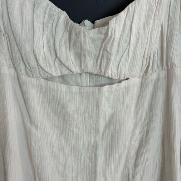 REVOLVE Rumer The Label Camille 100% Cotton Cutout Mini Dress Long Sleeve Large - Picture 15 of 15